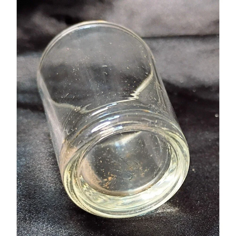 Lot Of 6 Vintage Clear Glass Shot Glasses